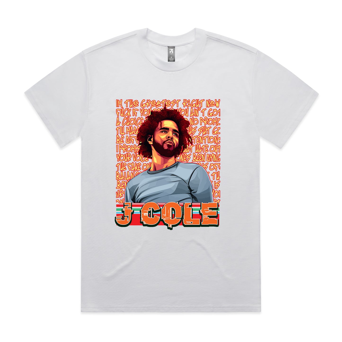 Mens J. Cole X AS Colour Tee